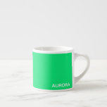 Xícara De Espresso Aurora green color name<br><div class="desc">Aurora green color name</div>
