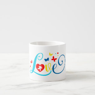 Xícara De Espresso Autismo Consciência-EspressoMug