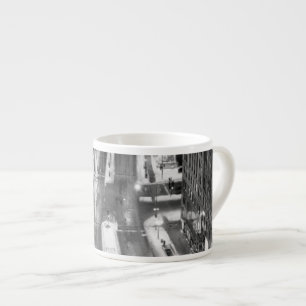 Xícara De Espresso Avenida norte de Michigan em Chicago após o