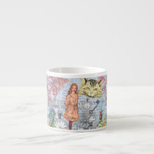 Xícara De Espresso Aventuras de Alice no País das Maravilhas Clássico