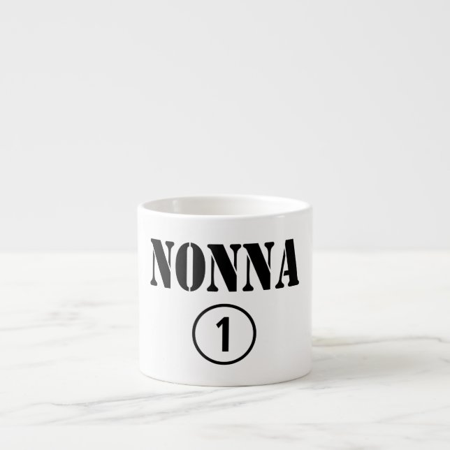 Xícara De Espresso Avó italianas: ONU de Nonna Numero (Frente)