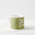 Xícara De Espresso Azeite natural personalizado com na moda<br><div class="desc">Na moda moderno para presente de aniversário personalizado.</div>
