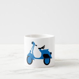 Xícara De Espresso Azul do patinete