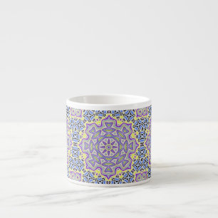 Xícara De Espresso Azulejo de padrões abstratos ornamentais sem cost
