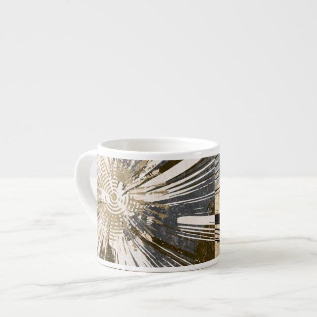 Xícara De Espresso Azulejos de explosão I (Frente Esquerda)