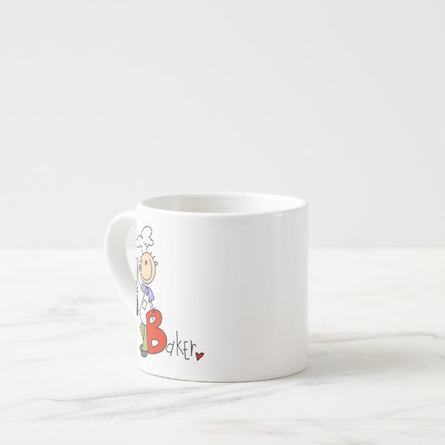 Xícara De Espresso B é de Padeiro (Frente Esquerda)