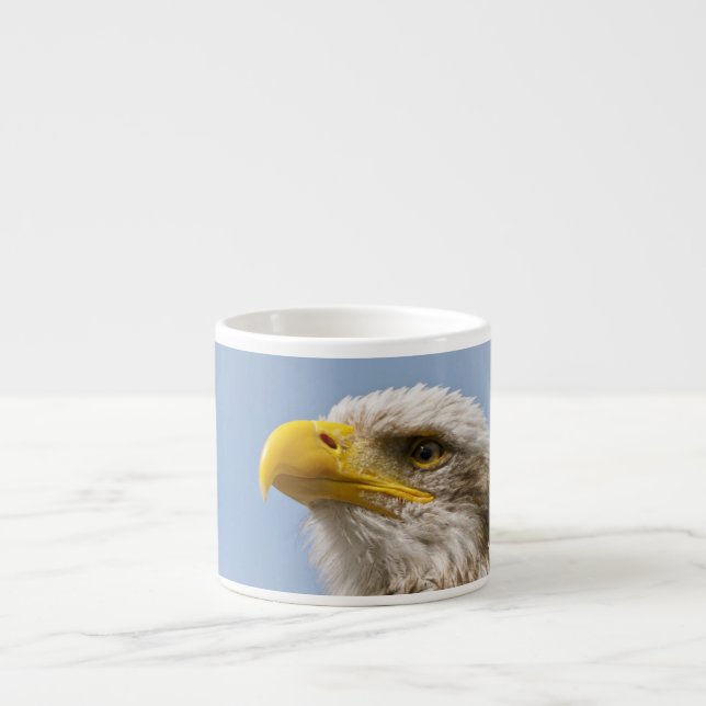 Xícara De Espresso Bald Eagle (Frente)