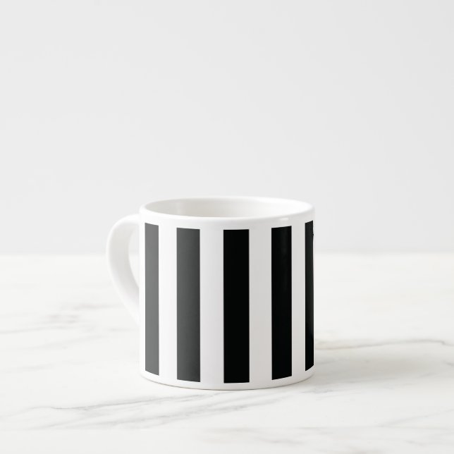 Xícara De Espresso Bandas Azuis Francesas (Frente Esquerda)