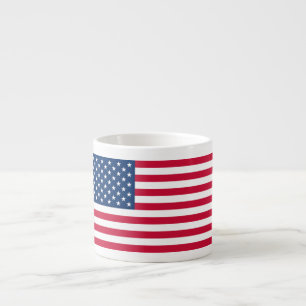 Xícara De Espresso Bandeira Americana Espresso Mug