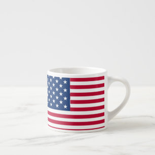 Xícara De Espresso Bandeira americana Flag Pride Design- 76353