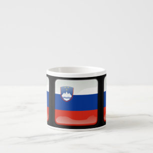 Xícara De Espresso Bandeira da Eslovênia