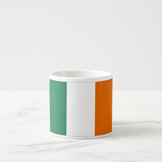 Xícara De Espresso Bandeira da Irlanda (Frente)