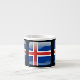 Xícara De Espresso Bandeira da Islândia