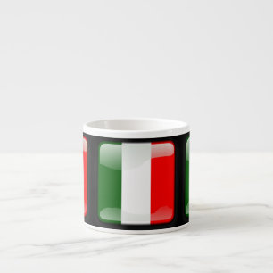 Xícara De Espresso Bandeira da Itália