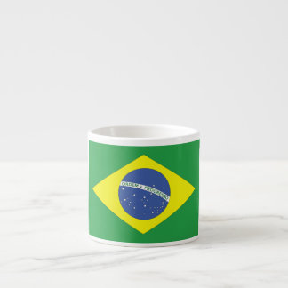 Xícara De Espresso Bandeira do Brasil