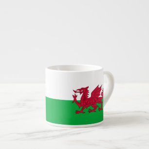 Xícara De Espresso Bandeira do dragão de Galês