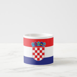 Xícara De Espresso Bandeira lisa de Croatia