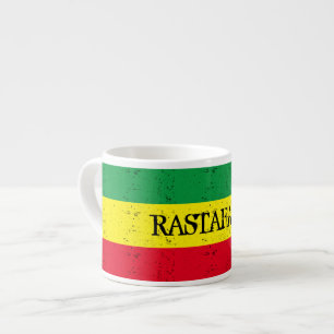 Xícara De Espresso Bandeira russa personalizada café expresso