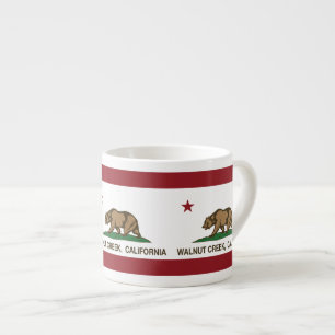 Xícara De Espresso Bandeira Walnut Creek do estado de Califórnia