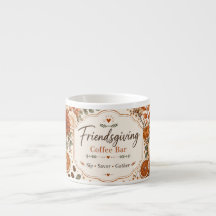 Bar de Café Friendsgiving