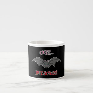 Xícara De Espresso Bat Bonito mas Assustador