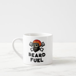 Xícara De Espresso BEARD FUEL Engraçado Presente de Piada masculino