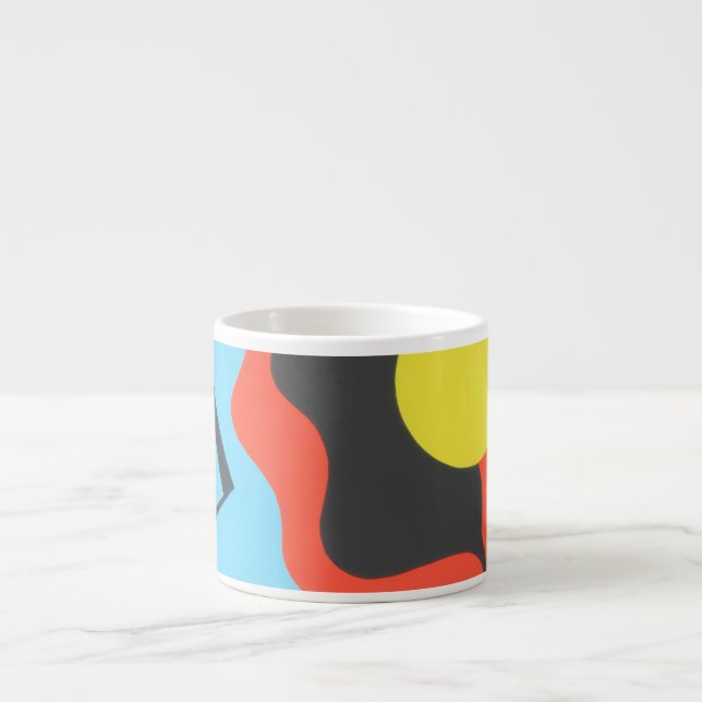 Xícara De Espresso Beautiful and Vibrant Colors! Espresso Mug (Frente)