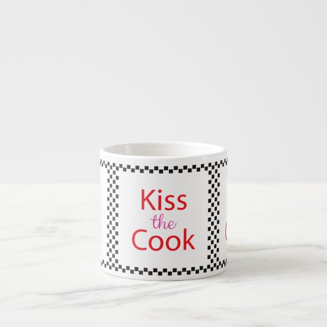 Xícara De Espresso Beija O Cook (Frente)