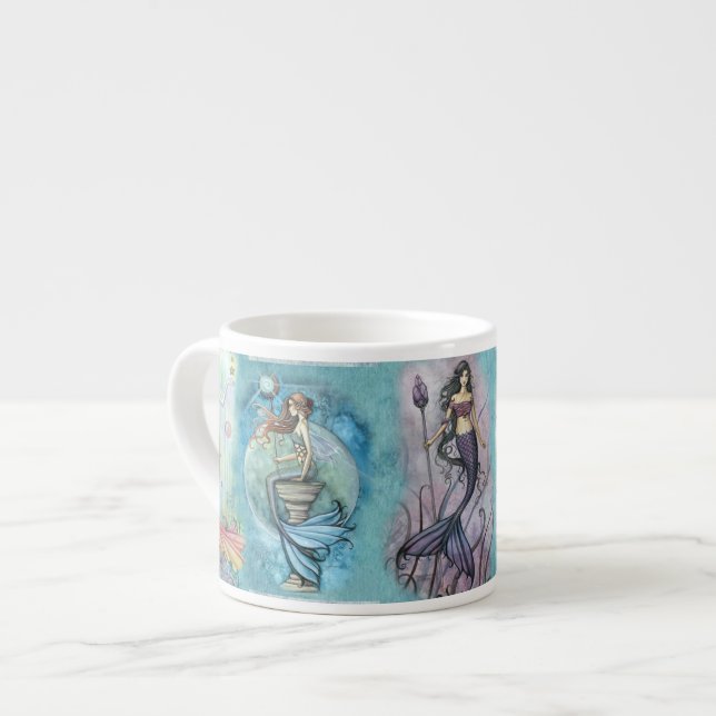 Xícara De Espresso Bela Sereia (Frente Esquerda)