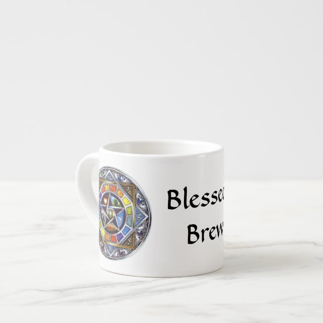 Xícara De Espresso Bênção dos Elementos Espresso Mug (Frente Esquerda)
