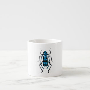 Xícara De Espresso besouro Rosalia Alpina