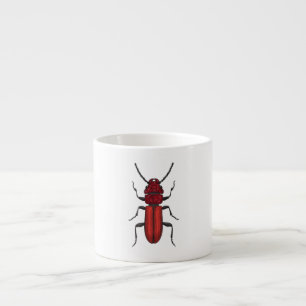 Xícara De Espresso Besouro-vermelho