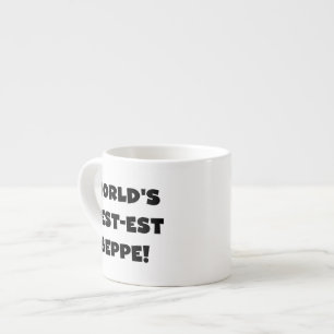 Xícara De Espresso Black Text Best Beppe T-shirts e presentes