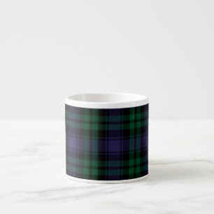 Xícara De Espresso Black Watch Tartan, Xadrez