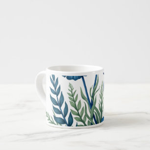 Xícara de espresso Boho Botânico, Caneca de café e