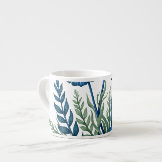 Xícara de espresso Boho Botânico, Caneca de café e