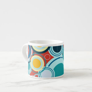 Xícara De Espresso Bolhas Coloridas