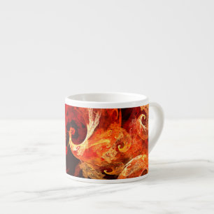 Xícara De Espresso Bombeiros dançarinos Abstrato Art Espresso Mug
