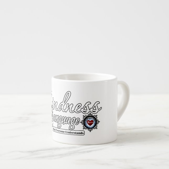 Xícara De Espresso Bondade É A Língua (Frente Esquerda)
