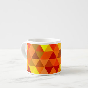 Xícara De Espresso Bonito Triângulo padrão I + suas ideias