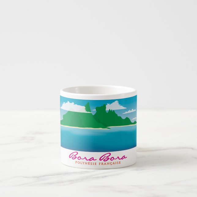 Xícara De Espresso Bora Bora (Frente)