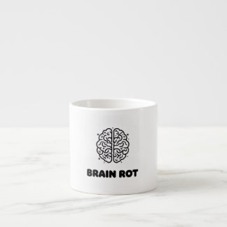 Xícara De Espresso Brain Rot Club Specialty Coffee Mug