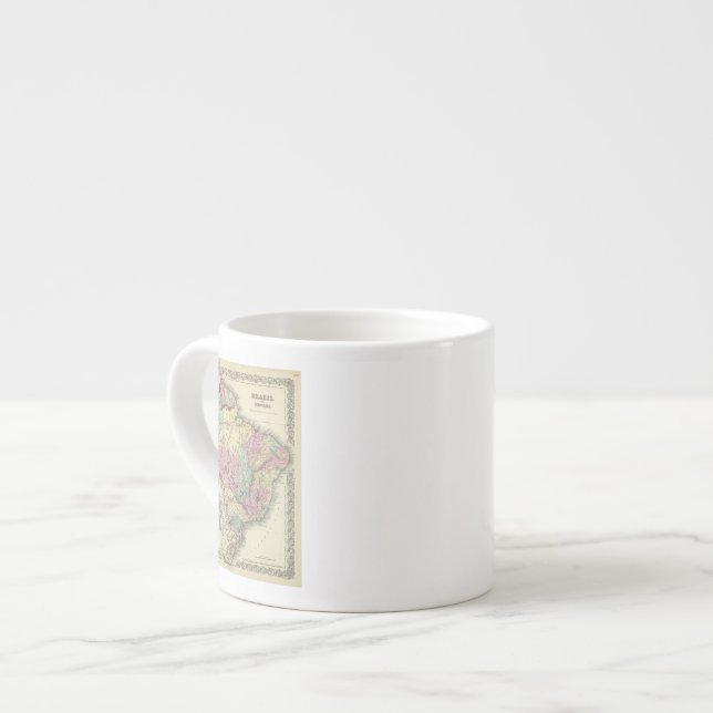 Xícara De Espresso Brasil e Guayana (Frente Esquerda)
