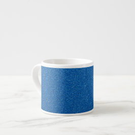 Xícara De Espresso Brilhante Azul, Esparto, Fundo Da Brilhante