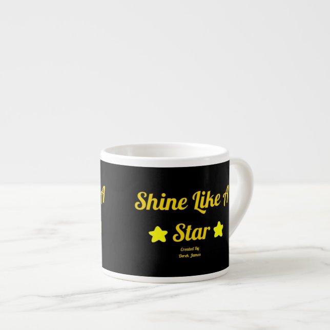 Xícara De Espresso Brilhar Como Uma Estrela De Espresso Mug (Frente Esquerda)
