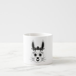 Xícara De Espresso Bunny Face Girl-32885