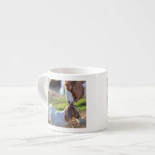 Xícara De Espresso Cabra & bebê da mãe