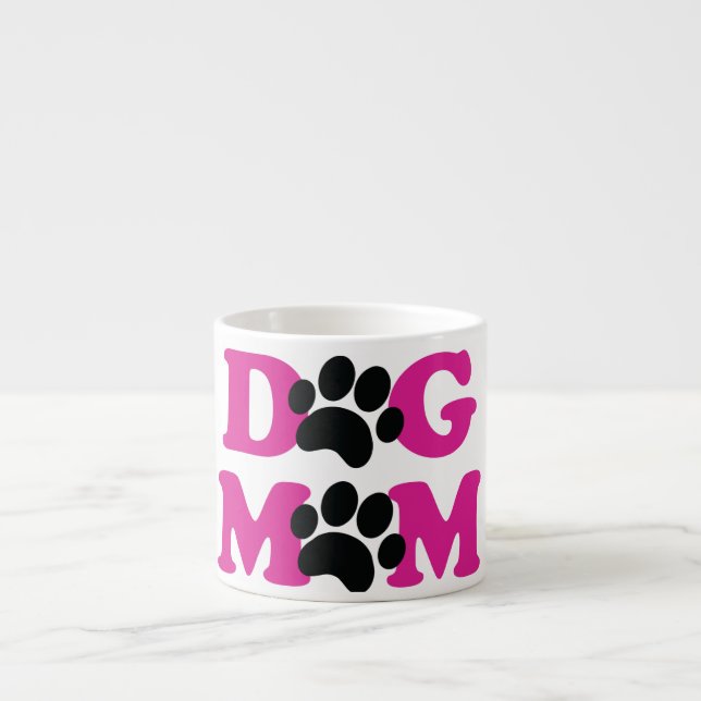 Xícara De Espresso Cachorro Mãe (Frente)