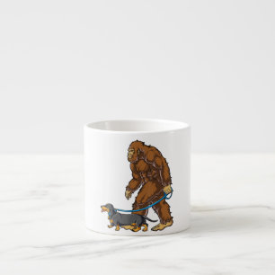 Xícara De Espresso Cachshund T Sasquatch Kids Men W