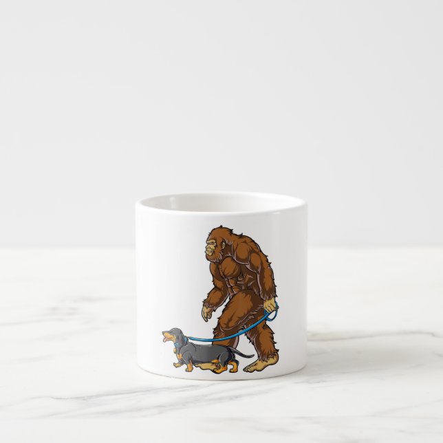 Xícara De Espresso Cachshund T Sasquatch Kids Men W (Frente)